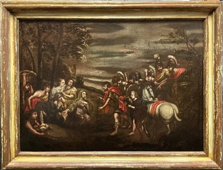 Ignoto del secolo XVII

"Alessandro e la famiglia di Dario"
olio su tela (cm 62