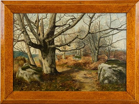 L. Buillic

"Scorcio boschivo" 
olio su tela (cm 100x140)
firmato in basso a si