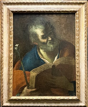 Scuola della fine del secolo XVII

"San Giuseppe"
olio su tela (cm 82x61)
in an