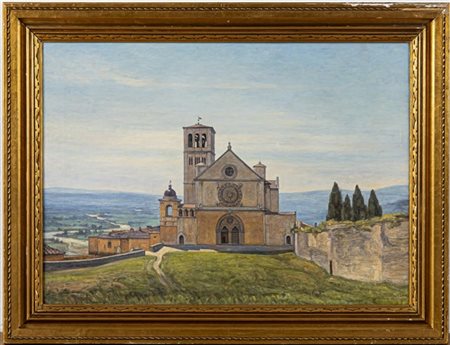Stephan Ussing "Convento e Basilica di San Francesco ad Assisi", 1937

olio su t