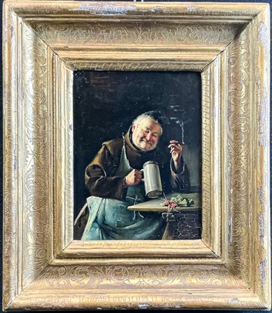 Ludwig Klein "Allegrezza" 
olio su tavola (cm 27x20)

firmato e locato in alto a