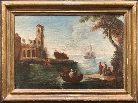 Ignoto

"Marina con personaggi"
olio su tela (cm 35x51)
in cornice
(difetti e r