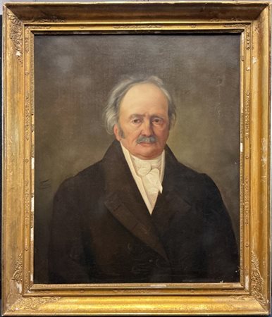 Faivre

"Ritratto di gentiluomo" 
olio su tela (cm 65x55)
firmato a sinistra
in