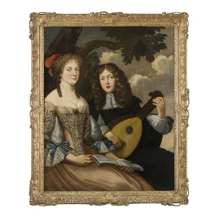 Constantin Netscher (L'Aia 1668  - 1723) bottega/cerchia di