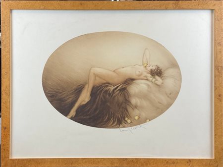 Louis Icart "Eve" 1928
acquaforte, puntasecca e acquatinta
(lastra cm 35x48,5; f