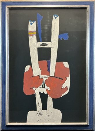 Gianni Dova "Senza titolo" 
serigrafia a colori
cm 93x63
firmata e numerata 12/8