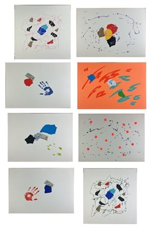 Giulio Turcato otto serigrafie a colori

misure diverse. Tutte firmate e alcune