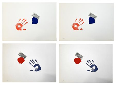 Giulio Turcato Lotto composto da quattro litografie a colori, due soggetti diver