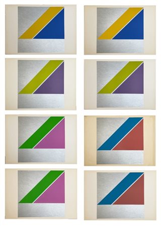 CHIN HSIAO "Senza titolo" 
otto serigrafie a colori
cm 50x70
firmate e numerate