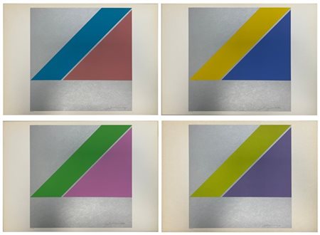 CHIN HSIAO quattro serigrafie a colori
cm 49,5x69,8
firmate e numerate in basso