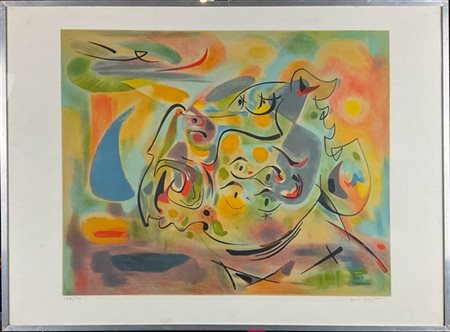 ANDRÃ MASSON "Acquario" 1973
litografia a colori
cm 55x75,5
Firmata e numerata 1