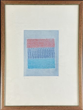 Aoi Huber Kono
"Senza titolo" 1979
acquatinta a colori
(lastra cm 16x11,8; fogl