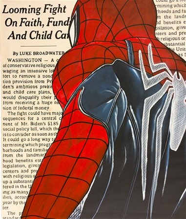 Benjamin Spark "Spider-man" 2004
* acrilico su tela
cm 80x100
firmato in basso a