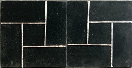 Koyuki Tezuka
"Senza titolo" 2006
due opere a tecnica mista su pannello (vellut