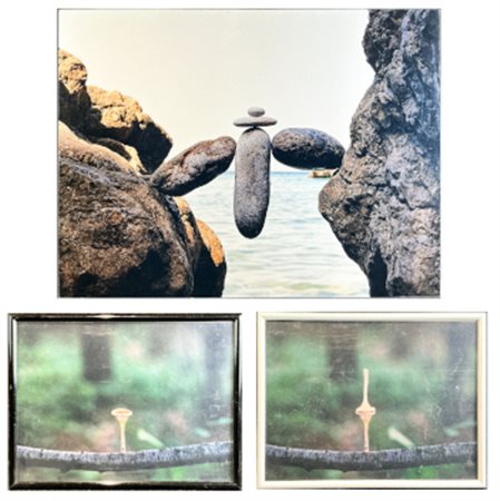 GABRIELE JARDINI Tre fotografie, una stampata su lastra metallica due del medesi