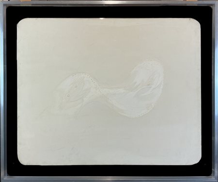 RENZO BERGAMO "Senza titolo" 1977
olio su tela
cm 78x98
firmato, datato e iscrit