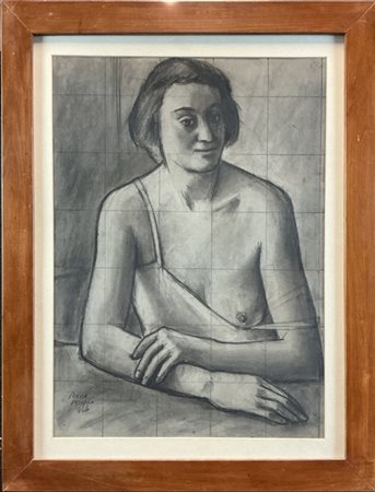 Pompeo Borra "Modella" 1926
matita su carta
cm 62x47
Firmato e datato in basso a