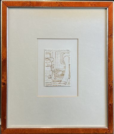 Orfeo Tamburi "Dai taccuini - In poltrona" 1976
china su carta
cm 12x9
firmato e