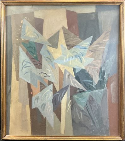 Ignoto "Senza titolo" tempera su compensato
cm 59x49. In cornice (difetti)