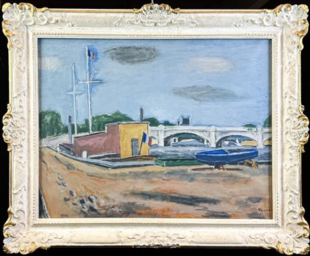 Orfeo Tamburi "Senza titolo" Anni '50
olio su tela
cm 46x61
firmato in basso a d