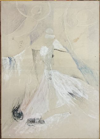 Mario Raciti "Mitologia" 1986
tecnica mista su carta intelata
cm 150x100
firmato