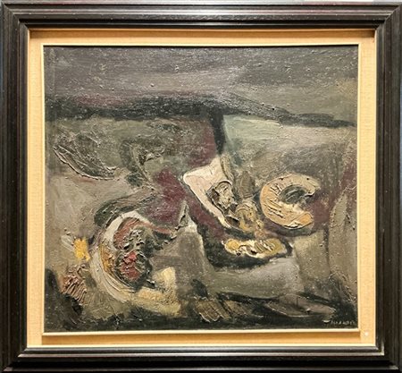 Attilio Alfieri "Composizione" 1940
olio su tela
cm 83,5x91
Firmato e datato 194
