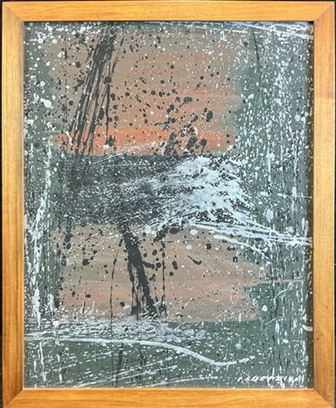 Costantino Guenzi "Senza titolo" 1960
tecnica mista su carta
cm 64x48,5
firmata