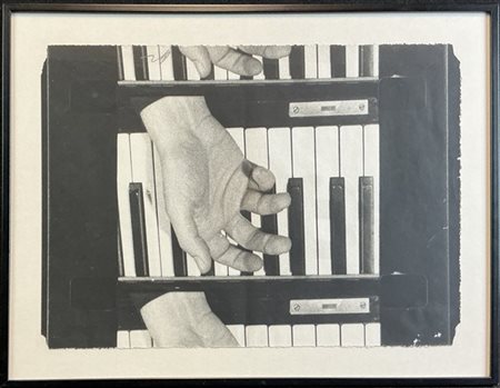 Giuseppe Chiari "Senza titolo" 
stampa offset
cm 37x52
siglata in basso a destra