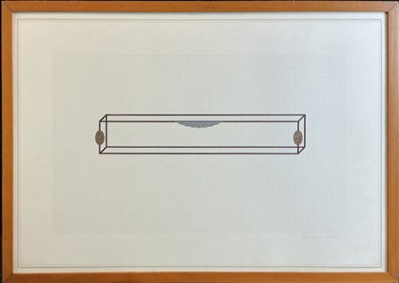 Gianni Piacentino "Senza titolo" 
litografia a colori
cm 48x68
firmata e numerat