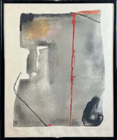 GIUSEPPE SANTOMASO "Senza titolo" 1966
litografia a colori
cm 64x49,5
firmata, d