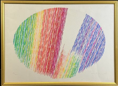 Piero Dorazio "Senza titolo" 1985
serigrafia a colori
cm 49x69
firmata, datata e