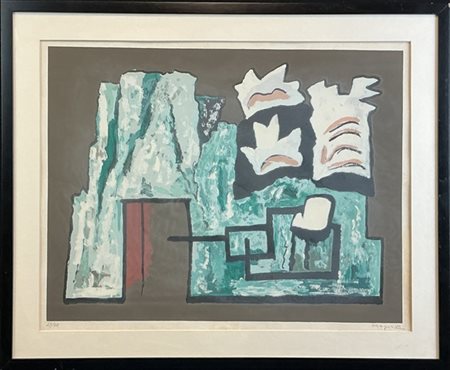 ALBERTO MAGNELLI "Senza titolo" 1962
serigrafia a colori
cm 50x65
firmata e nume