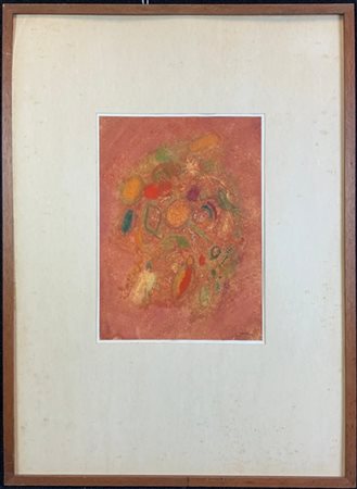 Béla Birkas "Composizione" 1967
acquerello su carta
cm 34x24,5
firmato e datato