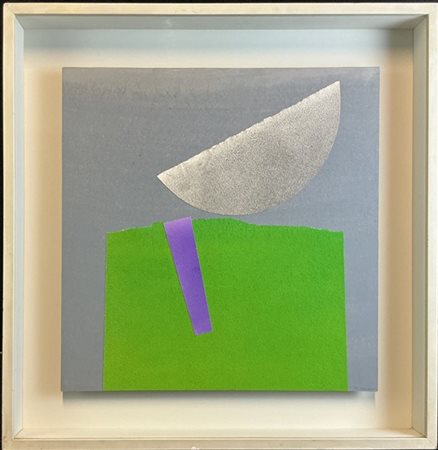 Italo Valenti "Prairie de Lune" 1973
tecnica mista e collage su compensato
cm 50