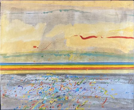 PAOLO BUGGIANI "Senza titolo" 1972
olio su tela
cm 100x121
firmato e datato in b