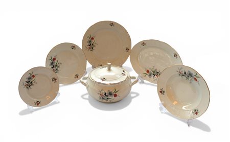 Parte di servito TK Thun con decoro floreale