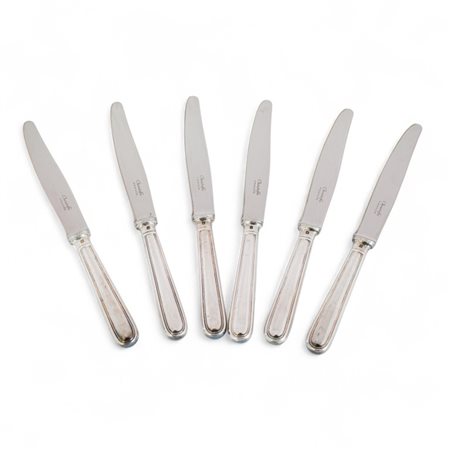 Set di sei coltelli da frutta, Christofle
