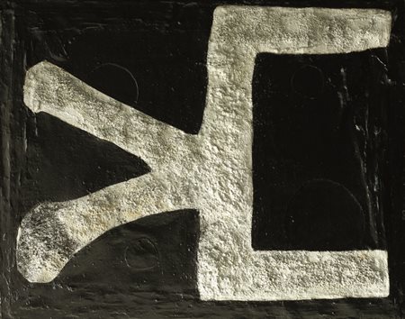 FRANCO BEMPORAD K 1954 Polimaterico su tela 105x135 cm Al retro: titolato,...