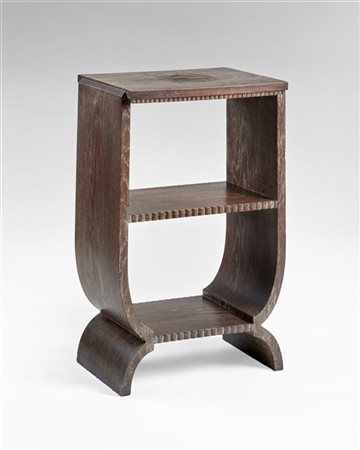 Pier Luigi Colli Tabouret. Torino, anni '30. Legno di rovere massello intagliato