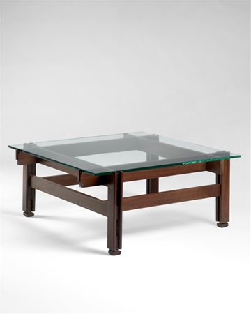 Ico Parisi Tavolo da salotto modello "751". Produzione Cassina, Meda, 1962. Stru