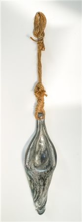 GERDA GRUBER Scultura. Murano, anni 2000. Vetro cristallo iridato sulla superfic