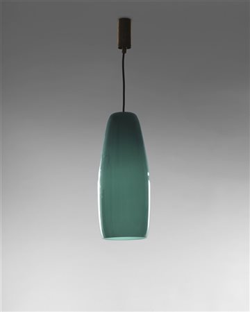 Massimo Vignelli Lampada a sospensione modello "4035". Manifattura Venini, Muran