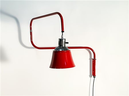 HEINRICH-SIEGFRIED BORMANN (Attribuito)
Lampada da parete con braccio regolabile