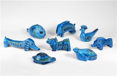 Aldo Londi Otto sculture della serie "Rimini Blu". Esecuzione Flavia, Montelupo
