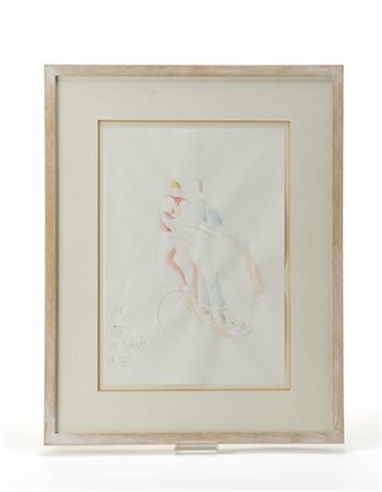 Lisa Licitra Ponti "Pia, tre in mano a te"
Disegno. Milano, anni '70/'80. Matita