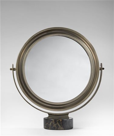 Sergio Mazza Specchio da tavolo modello "Narciso". Produzione Artemide, Milano,