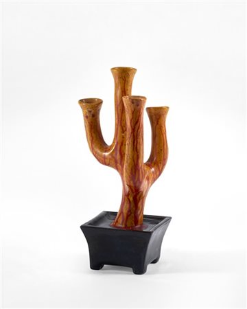 Gio Ponti Scultura raffigurante corallo in vaso. Manifattura Richard-Ginori, Pit