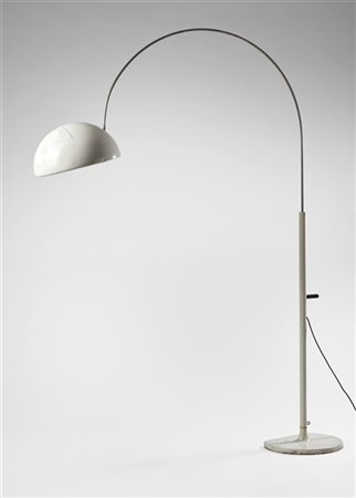 Joe Colombo Lampada da terra modello "Coupé 3320/R". Produzione O-Luce, Italia,