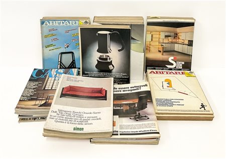 Lotto di varie riviste tra cui "Abitare", "Casa Vogue", "L'architettura. Cronac