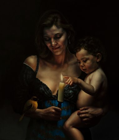 SALVATORE TESTA - Maestro Dolore Dimensioni: 60 × 70 cm Supporto: tela in...